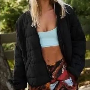 Free People Movement Pippa Packable Puffer Black Jacket Size XS